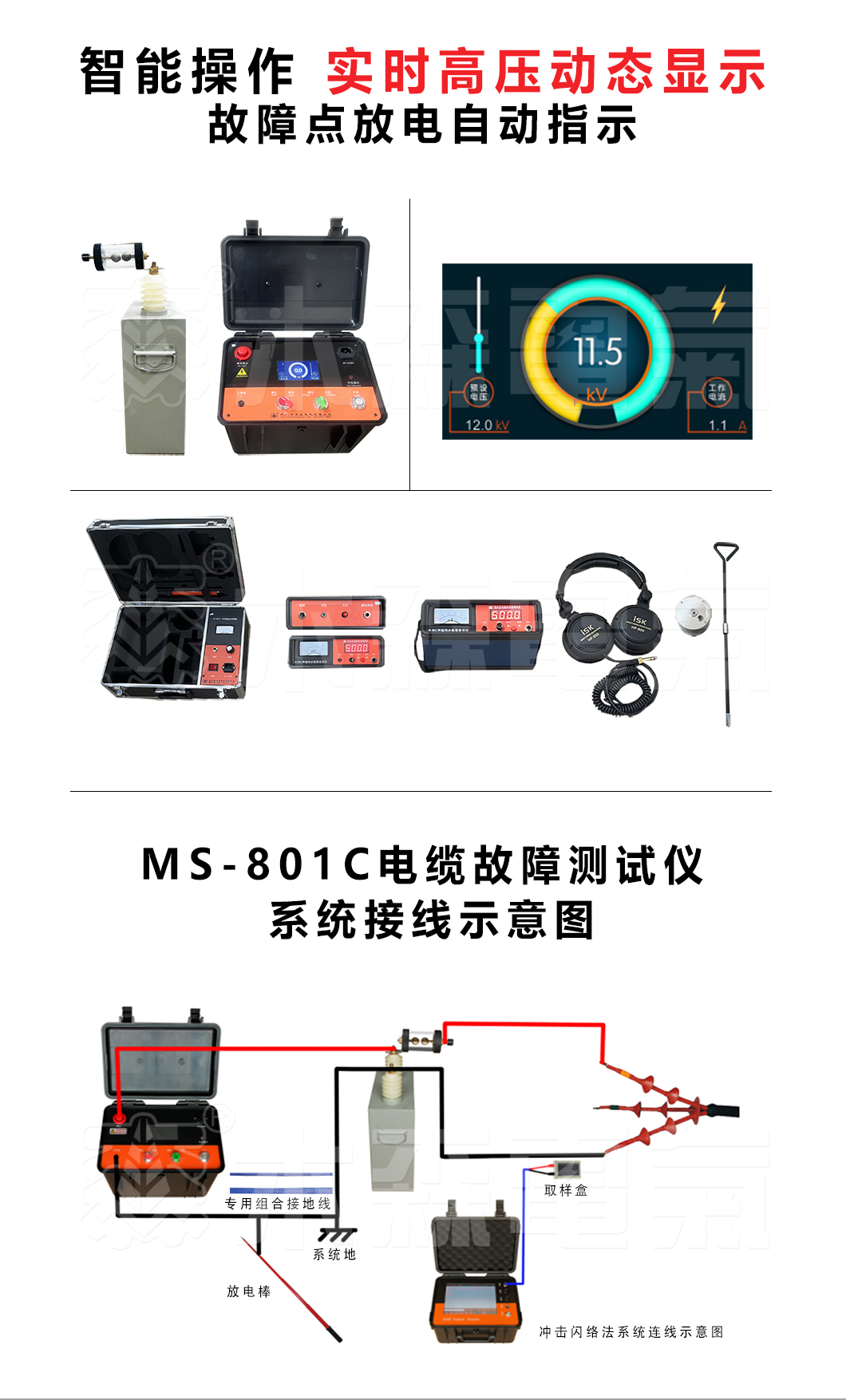 MS-801C电缆故障测试仪